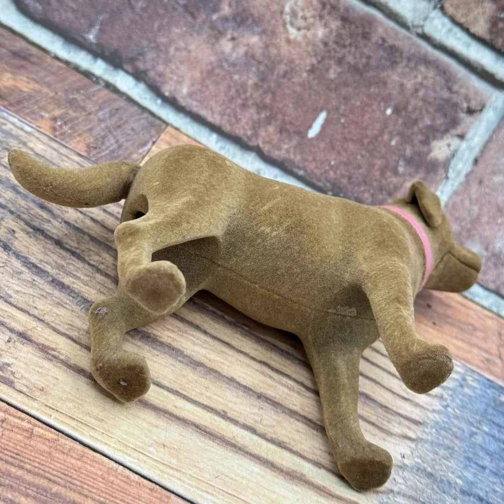 Barbie Dog Tanner Eats Poops Lab Retriever Tail Ears Move 2006 Mattel Flocked